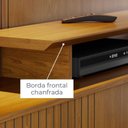 Ver imagem 6 de Rack Painel de Tv Frisado com Prateleira Ares 160cm Eras 654 Madetec