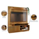 Ver imagem 5 de Rack Painel de Tv Frisado com Prateleira Ares 160cm Eras 654 Madetec