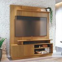 Ver imagem 1 de Rack Painel de Tv Frisado com Prateleira Ares 160cm Eras 654 Madetec
