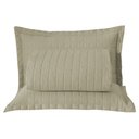 Ver imagem 1 de Kit Cobre Leito Colcha Bellini Casal Padrão Dupla Face Percal 300 Fios Textura Matelassê 3 Peças - C