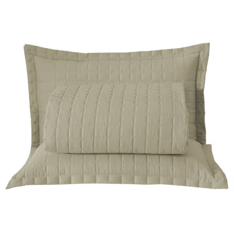 Kit Cobre Leito Colcha Bellini Casal Padrão Dupla Face Percal 300 Fios Textura Matelassê 3 Peças - C