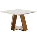 Ver imagem 3 de Mesa Quadrada 4 Lugares Tampo com Vidro/Laca Grécia