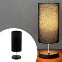 Ver imagem 2 de Abajur Luminaria de Mesa Redondo com Interruptor Ref 84 Decoração Casa Sala Quarto Escritório Moveis