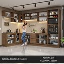 Ver imagem 6 de Armário de Cozinha Completa de Canto 499cm Rustic Stella Madesa 03