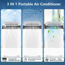 Ver imagem 3 de Takywep Ar-condicionado Portátil 10.000 Btu 3 em 1 com Controle Remoto
