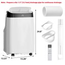 Ver imagem 7 de Takywep Ar-condicionado Portátil 10.000 Btu 3 em 1 com Controle Remoto