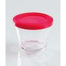 Kit 12 Potes Americanos Tigelas Pequenas de Vidro 150ml Marinex com Tampa Plástica Colorida - 4