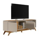 Ver imagem 4 de Rack Flex Off White Tauari 200cm Santorini Moderno