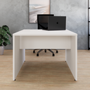 Ver imagem 7 de Escrivaninha Dupla Pé Painel Smart 120cm Yescasa Branco