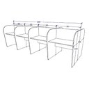 Ver imagem 2 de Plataforma de Trabalho Atendimento 8 Pessoas 3,70m Branco F5 Cor:branco