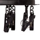 Ver mais imagens de Mini-varal Oval 24 Prendedores Preto Mor