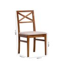 Ver imagem 2 de Conjunto Primavera Mesa de Jantar Madeira Maciça com 4 Cadeiras CabeCasa MadeiraOriginals