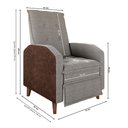 Ver imagem 6 de Poltrona Papai Reclinável Sala Mx 65 Yaris Whisky Matrix Original