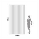 Ver imagem 6 de Painel Decorativo Ripado Mdf em Barra 134x250cm (3,35m²) Pa75 Pradel Móveis Freijó
