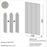 Painel Decorativo Ripado Mdf em Barra 134x250cm (3,35m²) Pa75 Pradel Móveis Freijó - 5