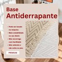 Ver imagem 5 de Tapete Redondo Sala Quarto 100% Algodão Estampa Zigzag Franja Lavável Antiderrapante Decoração Boho