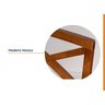 Conjunto Primavera Mesa de Jantar Madeira Maciça com 2 Cadeiras e 2 Bancos CabeCasa MadeiraMadeira - 14
