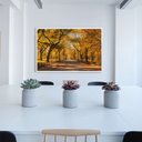 Ver imagem 1 de Quadro Central Park Outono Decor&quadros Cid051 90x60 Cm Tecido Canvas