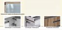 Ver imagem 4 de Gabinete Cozinha Mdp 1,74m Elegance com 6 Pés e Amplo Espaço:branco