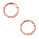 Ver imagem 1 de Kit C/2 Porta Grelha Ralo Redondo 15x15 Suporte Inox Rose