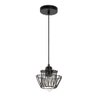 Lustre Pendente Luminaria Teto Decoraçao Flexivel Moderna Rustica Metal Aramado Sala Quarto Mezanino - 6