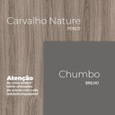 Ver imagem 3 de Balcao 03 Pt 120cm com Tampo 16988 Carvalho Nature Chumbo Nicioli