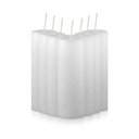 Ver imagem 1 de Kit 7 Velas Votivas 7 Dias Branca 250g 100% Parafina
