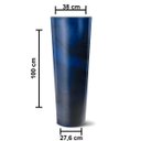 Ver imagem 3 de Vaso de Polietileno Classic Cone 100 Nutriplan Cor Azul Cobalto