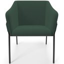 Ver imagem 3 de Kit 3 Cadeiras para Sala de Jantar Estar Living Olívia L02 Suede Verde - Lyam Decor