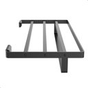 Ver imagem 2 de Porta Toalhas de Banho Suporte Duplo Toalheiro Hotel Empire:Preto