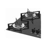 Cooktop a Gás Fischer 5 Bocas com Mesa de Vidro Preto – Bivolt - 2