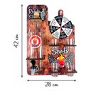 Ver imagem 2 de Pingometro Rústico com Jogo de Roleta Gira Gira Drinks Shot