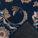 Ver imagem 4 de Passadeira Sala Antiderrapante Classico Persa Belga Domani:Petunia Azul/0,50x1,80m