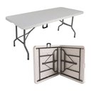 Ver imagem 5 de Mesa Dobrável e Portátil Miami 180cm para Área Externa Branco - Sallar Home