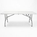 Ver imagem 6 de Mesa Dobrável e Portátil Miami 180cm para Área Externa Branco - Sallar Home