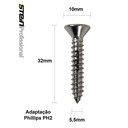 Ver imagem 5 de Parafuso Inox Auto Atarraxante Chata Phillips Stein 5,5x32 Caixa com 100 Peças