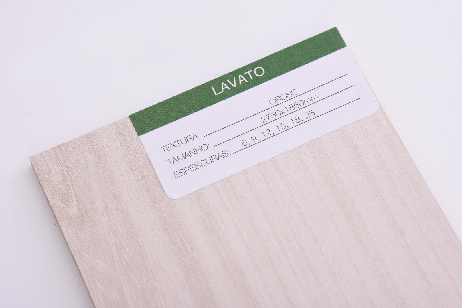 MDF Lavato Cross 2F 2,750 Braspan 18mm 1850mm - 2