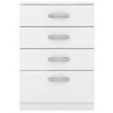 Ver imagem 2 de Cômoda Astral 4 Gavetas 62cm Branco Demóbile