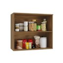 Ver imagem 4 de Armário Aéreo P/ Cozinha Botanic M632 C/ 2 Portas 80cm Nogueira - Kappesberg