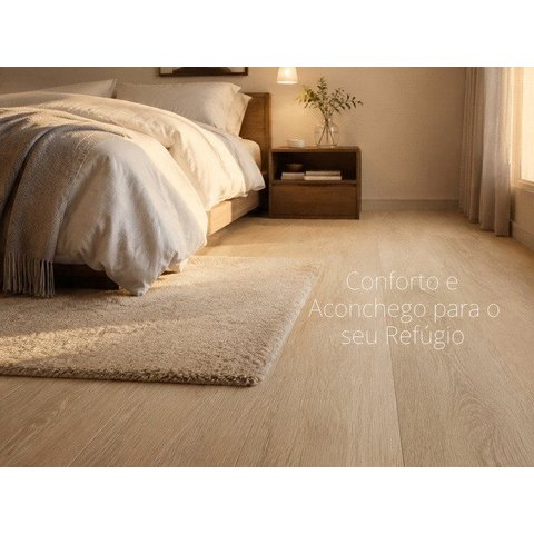 Piso Vinílico Colado Almond 10 Réguas 121,92 x 22,86cm 2,787m² Graddus
