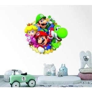 Adesivo de Parede Super Mario Bros:50 X 47 Cm