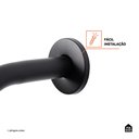 Ver imagem 6 de Ducha Chuveiro Autolimpante Redondo de Parede Mauá Pingoo.casa Cor:preto