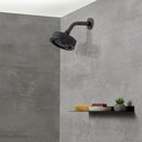 Ver imagem 7 de Ducha Chuveiro Autolimpante Redondo de Parede Mauá Pingoo.casa Cor:preto