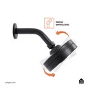 Ver imagem 3 de Ducha Chuveiro Autolimpante Redondo de Parede Mauá Pingoo.casa Cor:preto