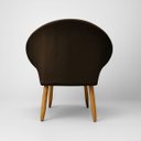Ver imagem 7 de Poltrona Decorativa para Sala de Jantar Tecido Veludo Premium Estrutura Resistente Pés Palito