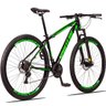 Bicicleta Vega Aro 29 Quadro 17 Alumínio 21v Shimano Freio Disco Mecânico Preto Verde - Spaceline - 3