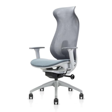 Cadeira Presidente Ergonômica Arko Cinza com Assento Confortável para Escritório e Home Office