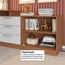 Ver mais imagens de Escrivaninha em L Crrui-ESC008 Moderno 3 Gavetas MDF MDP Madeirado Branco Multimóveis