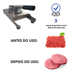 Modelador de Hamburguer Inox Jl Colombo - 4