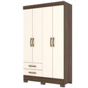 Ver imagem 4 de Guarda-Roupas 2 Gavetas 4 Portas Zafira Briz